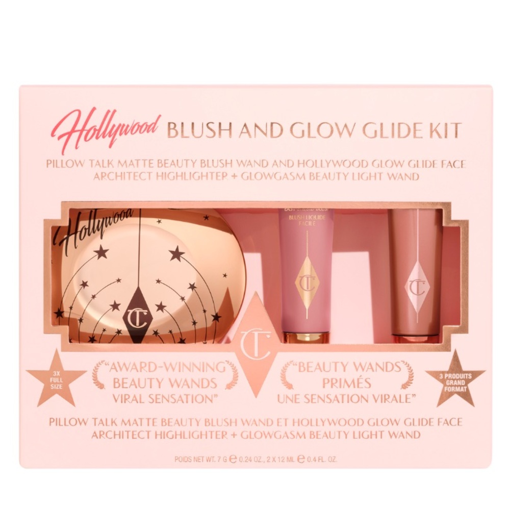 NIB Charlotte Tilbury Hollywood Blush and Glow Glide Kit